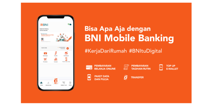 Cara Mengisi E-Toll Melalui M-Banking BNI