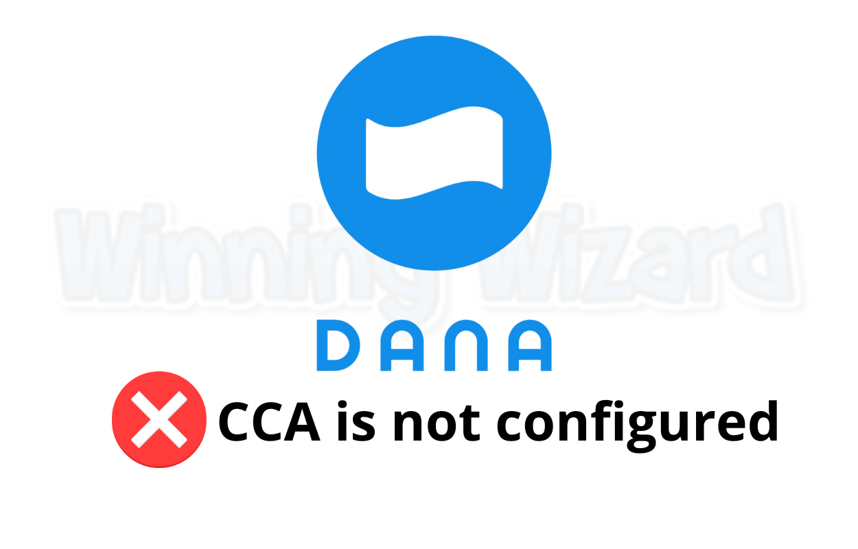 Dana CCA is Not Configured