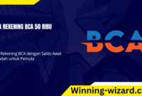 Buka Rekening BCA 50 Ribu