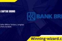 cara daftar brimo