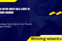 Cara Bayar Kartu Halo Lewat M Banking Mandiri