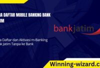 Cara Daftar Mobile Banking Bank Jatim