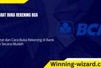 syarat buka rekening bca