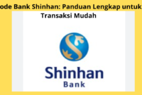 KODE BANK SHINHAN