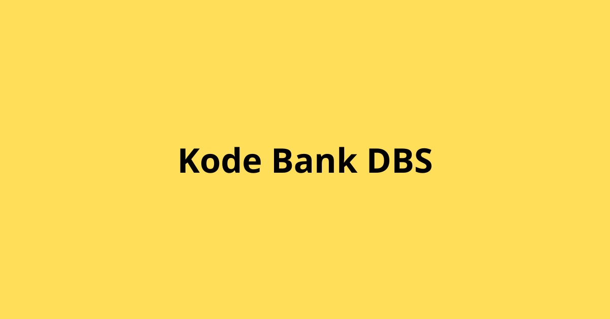 kode bank dbs