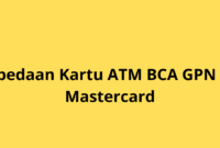 Perbedaan Kartu ATM BCA GPN dan Mastercard