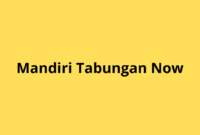 mandiri tabungan now
