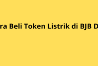Cara Beli Token Listrik di BJB Digi: Gampang Banget, Begini Caranya!