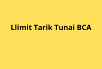Limit Tarik Tunai BCA: Berapa Maksimalnya?