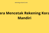 Panduan Lengkap Cara Cetak Rekening Koran Mandiri