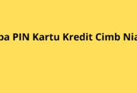 Lupa PIN Kartu Kredit CIMB Niaga? Ini Cara Mengatasinya