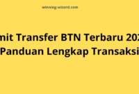 Limit Transfer BTN Terbaru 2025: Panduan Lengkap Transaksi