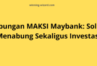 Tabungan MAKSI Maybank: Solusi Menabung Sekaligus Investasi