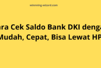 Cara Cek Saldo Bank DKI