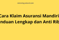 Cara Klaim Asuransi Mandiri: Panduan Lengkap dan Anti Ribet