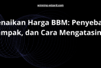 Kenaikan Harga BBM: Penyebab, Dampak, dan Cara Mengatasinya