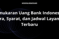 Penukaran Uang Bank Indonesia: Cara, Syarat, dan Jadwal Layanan Terbaru