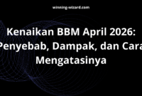 Kenaikan BBM April 2026: Penyebab, Dampak, dan Cara Mengatasinya