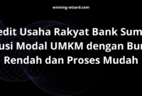 Kredit Usaha Rakyat Bank Sumut: Solusi Modal UMKM dengan Bunga Rendah dan Proses Mudah