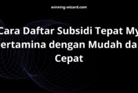 Cara Daftar Subsidi Tepat My Pertamina dengan Mudah dan Cepat